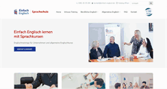 Desktop Screenshot of einfach-englisch.de