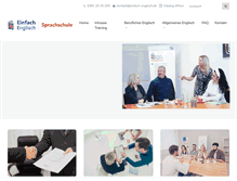 Tablet Screenshot of einfach-englisch.de